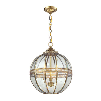 Randolph Three Light Pendant in Brushed Brass (45|22021/3)