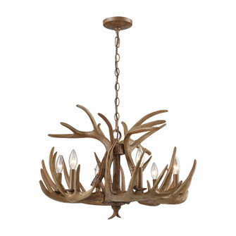 Elk Six Light Chandelier in Wood Tone (45|16315/6)