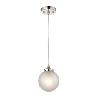 Boudreaux One Light Mini Pendant in Polished Nickel (45|15363/1)