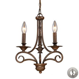 Gloucester Three Light Chandelier in Antique Bronze (45|15041/3-LA)