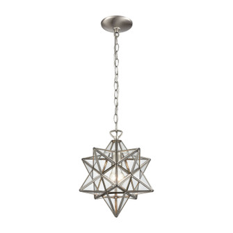 Moravian Star One Light Mini Pendant in Polished Nickel (45|1145-019)