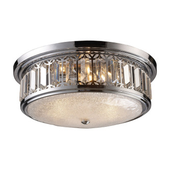 Flushmounts Three Light Flush Mount in Polished Chrome (45|11227/3)
