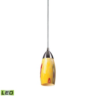 Milan LED Mini Pendant in Satin Nickel (45|110-1YW-LED)