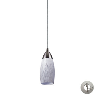 Milan One Light Mini Pendant in Satin Nickel (45|110-1SW-LA)