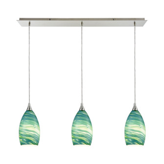 Collanino Three Light Pendant in Satin Nickel (45|10650/3LP)