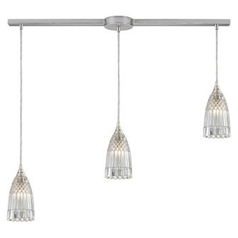 Kersey Three Light Pendant in Satin Nickel (45|10458/3L)