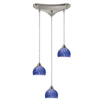 Cira Three Light Pendant in Satin Nickel (45|10143/3PB)