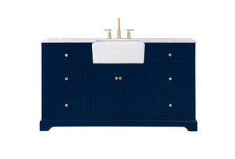 Franklin Single Bathroom Vanity in Blue (173|VF60260BL)