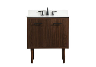 Cyrus Single Bathroom Vanity in Walnut (173|VF48030MWT-BS)