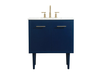 Cyrus Single Bathroom Vanity in Blue (173|VF48030MBL)