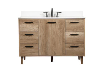 Baldwin Single Bathroom Vanity in Natural Oak (173|VF47048NT-BS)