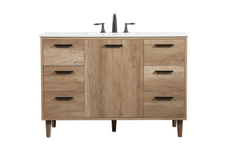 Baldwin Single Bathroom Vanity in Natural Oak (173|VF47048NT)