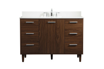 Baldwin Vanity Sink Set in Walnut (173|VF47048MWT-BS)