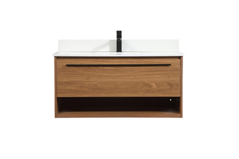 Roman Single Bathroom Vanity in Walnut Brown (173|VF43540WB-BS)