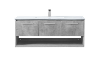 Kasper Single Bathroom Floating Vanity in Concrete Grey (173|VF43048CG)