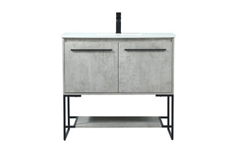 Sloane Vanity Sink Set in Concrete Grey (173|VF42536MCG)