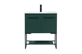 Sloane Vanity Sink Set in Green (173|VF42530MGN)