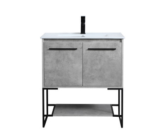 Gerard Single Bathroom Vanity in Concrete Grey (173|VF42030CG)