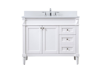 Bennett Single Bathroom Vanity in White (173|VF31842WH-BS)