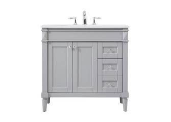 Bennett Single Bathroom Vanity in Grey (173|VF31836GR)