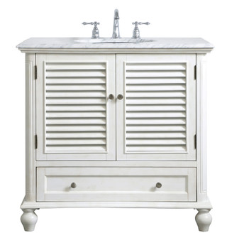 Rhodes Single Bathroom Vanity in antique white (173|VF30536AW)