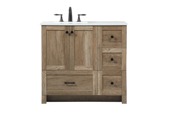 Soma Single Bathroom Vanity in natural oak (173|VF2836NT)