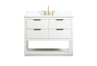 Larkin Vanity Sink Set in White (173|VF19242WH-BS)