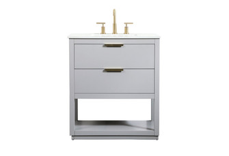Larkin Vanity Sink Set in Grey (173|VF19230GR)