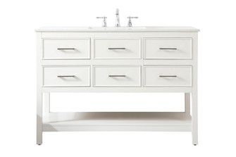 Sinclaire Vanity Sink Set in White (173|VF19048WH)