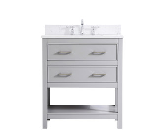 Sinclaire Bathroom Vanity Set in Grey (173|VF19030GR-BS)