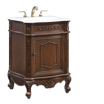 Berkshire Single Bathroom Vanity Set in Coffee (173|VF-1031)