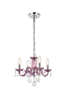 Rococo Four Light Pendant in Purple (173|V7804D15PE/RC)