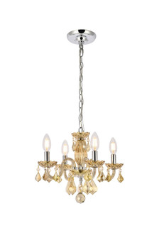 Rococo Four Light Pendant in Golden Teak (173|V7804D15GT-GT/RC)