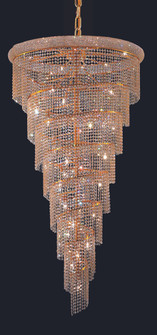 Spiral 26 Light Chandelier in Gold (173|V1801SR36G/RC)