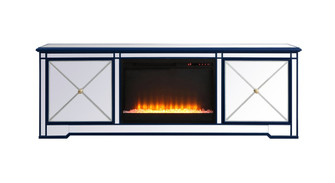 Modern TV Stand with Fireplace (173|MF60172BL-F2)