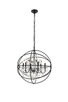 Cordelia Six Light Pendant in black (173|LD8801D25BK)