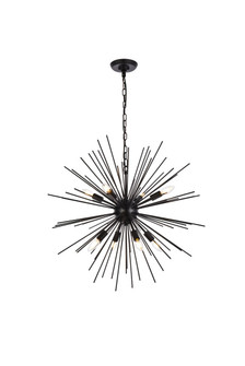 Timber Eight Light Pendant in Black (173|LD5051D30BK)