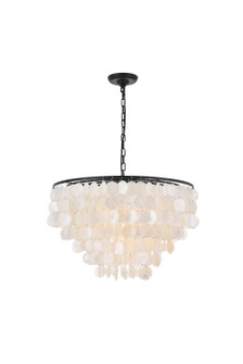 Selene Six Light Pendant in Black (173|LD5050D24BK)