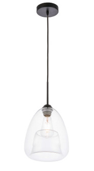 Kason One Light Pendant in Black (173|LD5031D8BK)