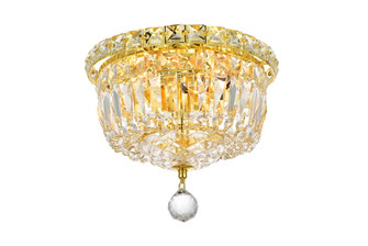 Wiley Four Light Flush Mount in Gold (173|LD2528F10G)