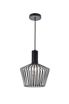 Ronnie One Light Pendant in Black (173|LD2414BK)