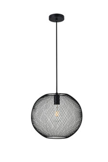 KELLER One Light Pendant in Black (173|LD2250BK)