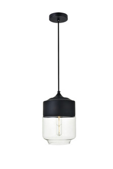 ASHWELL One Light Pendant in Black (173|LD2241BK)