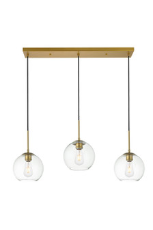 BAXTER Three Light Pendant in Brass (173|LD2236BR)