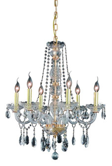 Verona Six Light Chandelier in Gold (173|7956D24G/RC)