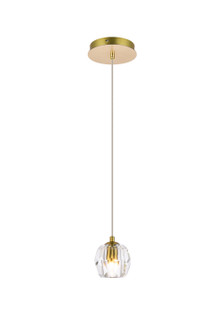 Eren LED Pendant in Gold (173|3505D6G)