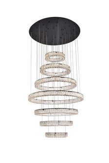 Monroe LED Chandelier in Black (173|3503G7LBK)