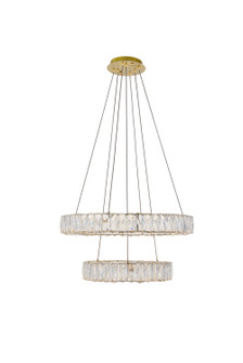 Monroe LED Pendant in Gold (173|3503G24G)