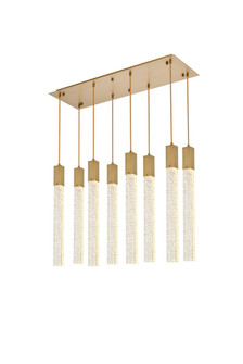 Weston Eight Light Pendant in Satin Gold (173|2066D36SG)