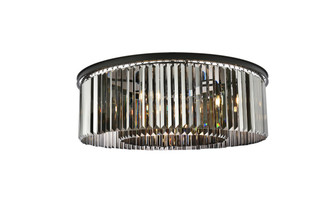 Sydney Ten Light Flush Mount in Matte Black (173|1238F43MB-SS/RC)